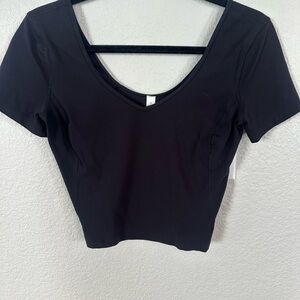 Lululemon Athletica Classic Black Crop Top